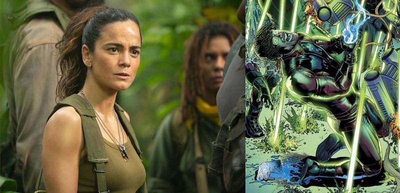 Filmde Sol Soria ve çizgi romanda Juan Soria (Warner Bros. Pictures/DC Comics aracılığıyla görüntü)