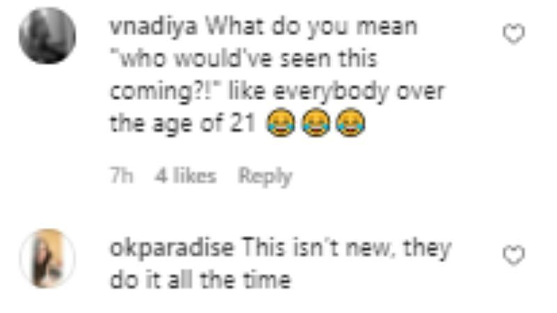 Captură de ecran a comentariilor Instagram (5/6)
