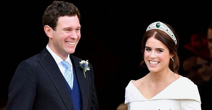 Jack Brooksbank na Princess Eugenie (picha kupitia Picha za Getty)
