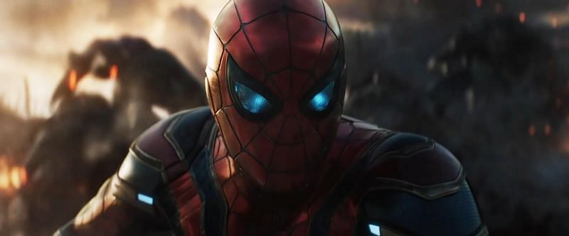 Spider-Man in a still from Avengers: Endgame، Image via Marvel Studios A still from Spider-Man: Far From Home (2019)، Image عبر Marvel Studios