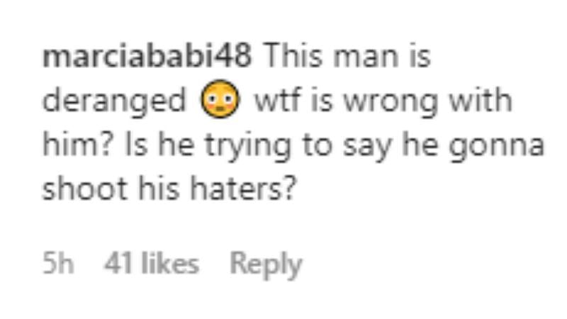 Captură de ecran din secțiunea de comentarii Instagram (defnoodles)