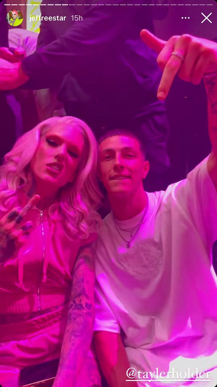 Jeffree Star na Tayler Holder na -apụ na Miami (Foto site na Instagram)
