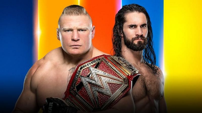 UBrock Lesnar vs uSeth Rollins