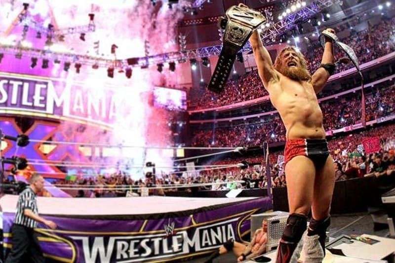 Daniel Bryan WrestleMania XXX - Fotokrediet: WWE via Bleacher Report
