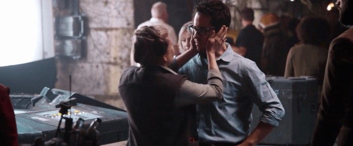 Carrie Fisher och JJ Abrams