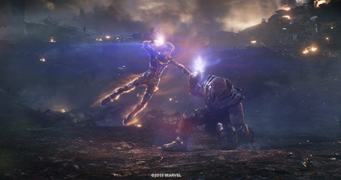 Vengadores Endgame Capitán Marvel
