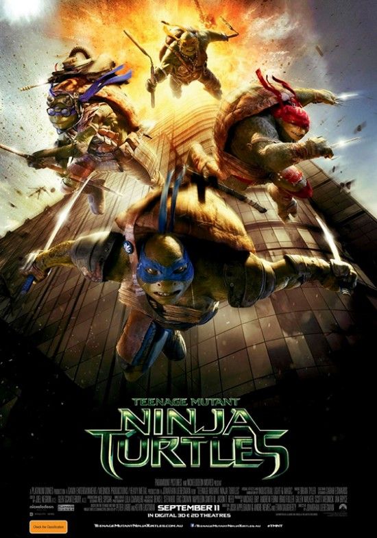 Ninja Turtles 9/11 affisch