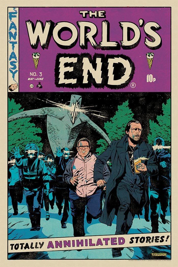 Mondo Cornetto Trilogy Prints - O mundo