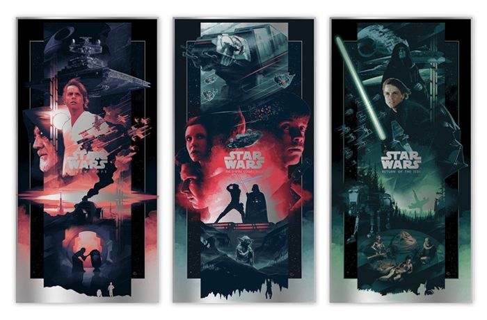 Trilogia originală Star Wars Folie John Guydo