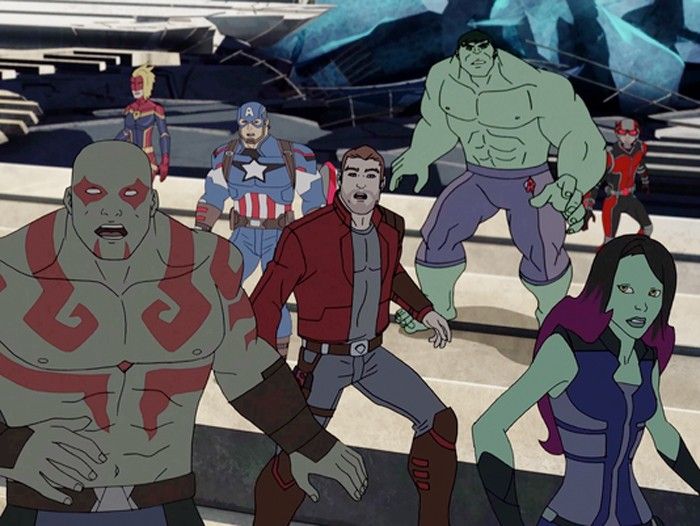 Animovaná séria Guardians of the Galaxy a The Avengers