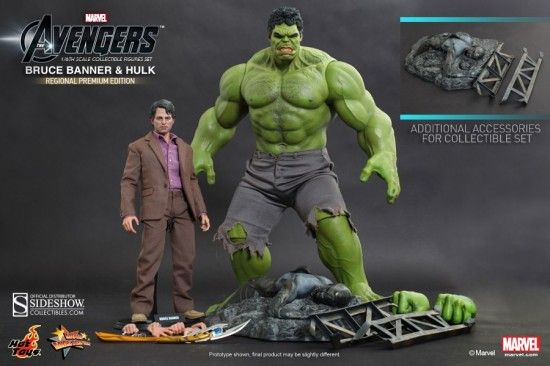 Hot Toys Bruce Banner Hulk Sixth Scale Slika roke