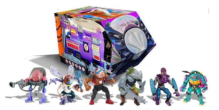 „Teenage Mutant Ninja Turtles Playmates“ žaislų dėžutės