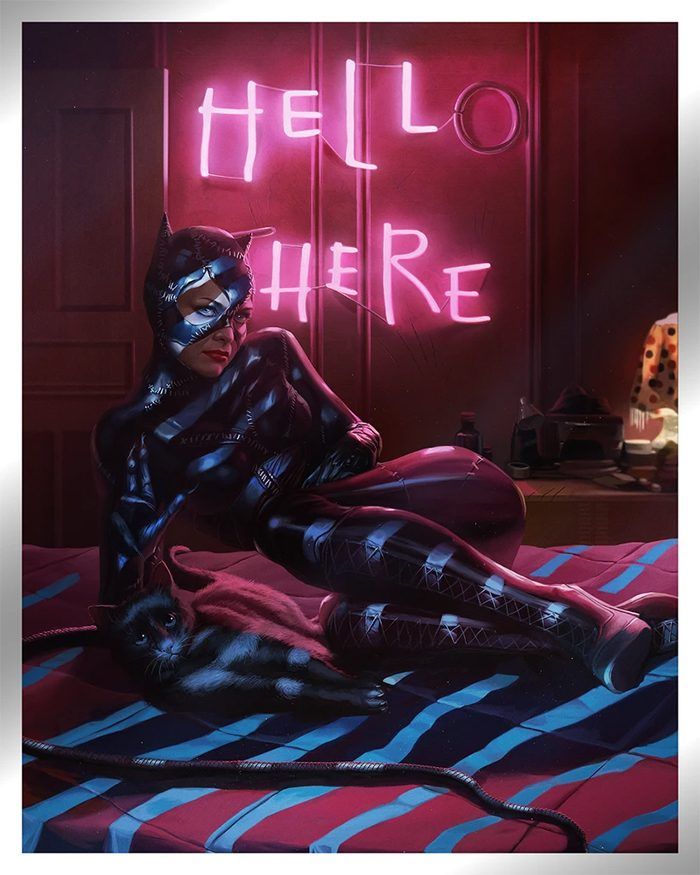 Batman Returns - Catwoman โดย Ann Bembi