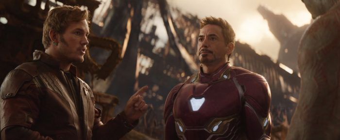 Avengers Infinity War Fragman Dağılımı - Star-Lord ve Tony Stark