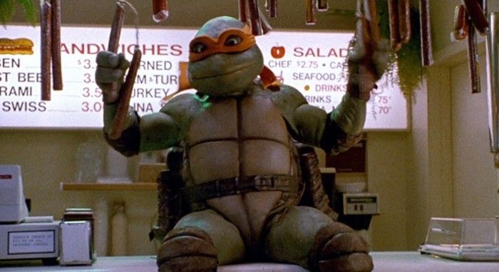 „Teenage Mutant Ninja Turtles 2“ dešros nunchucks