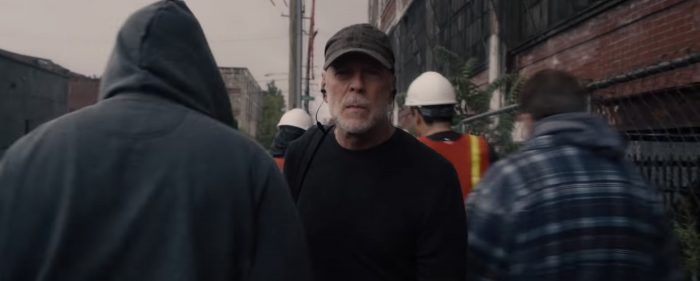 Bruce Willis klaasist