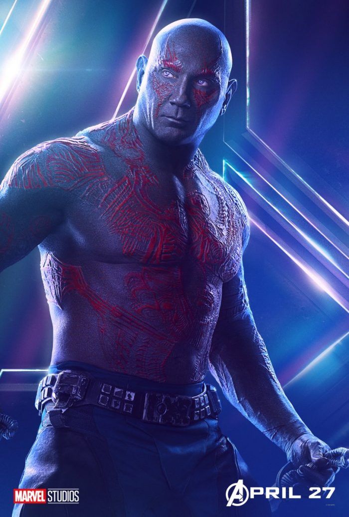 Drax Unendlichkeitskriegsplakat