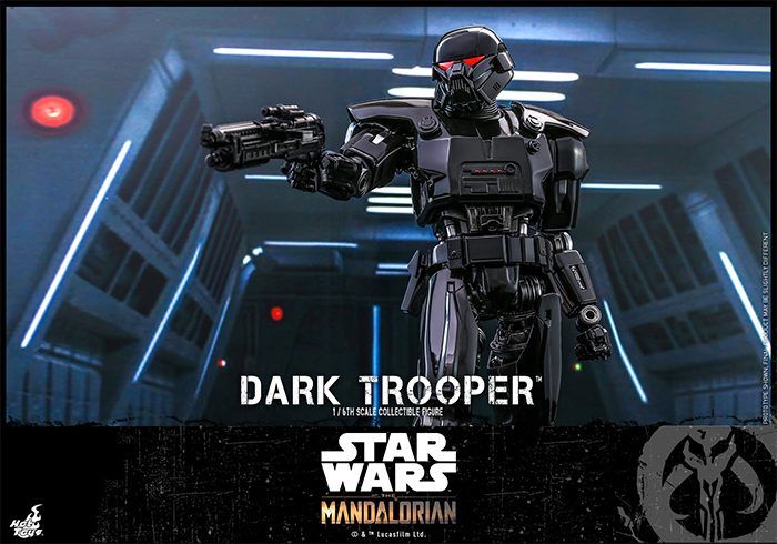 A Mandalorian Hot Toys Dark Trooper figura