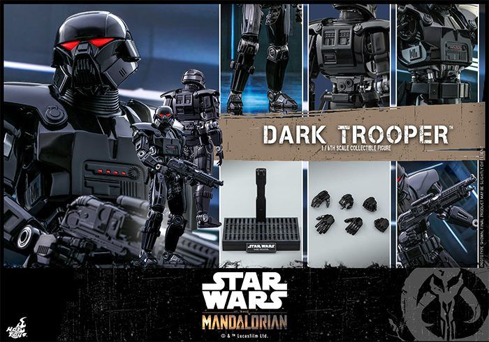 A Mandalorian Hot Toys Dark Trooper figura
