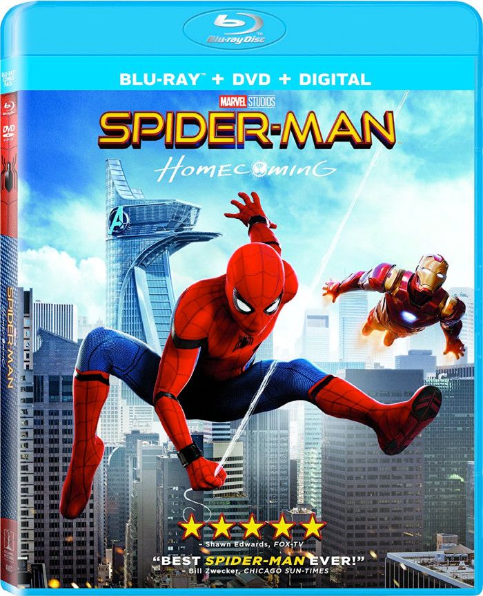 Spider-Man Homecoming Blu-ray