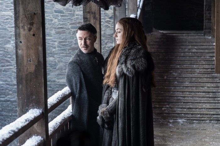 juego de tronos temporada 7 meñique y sansa