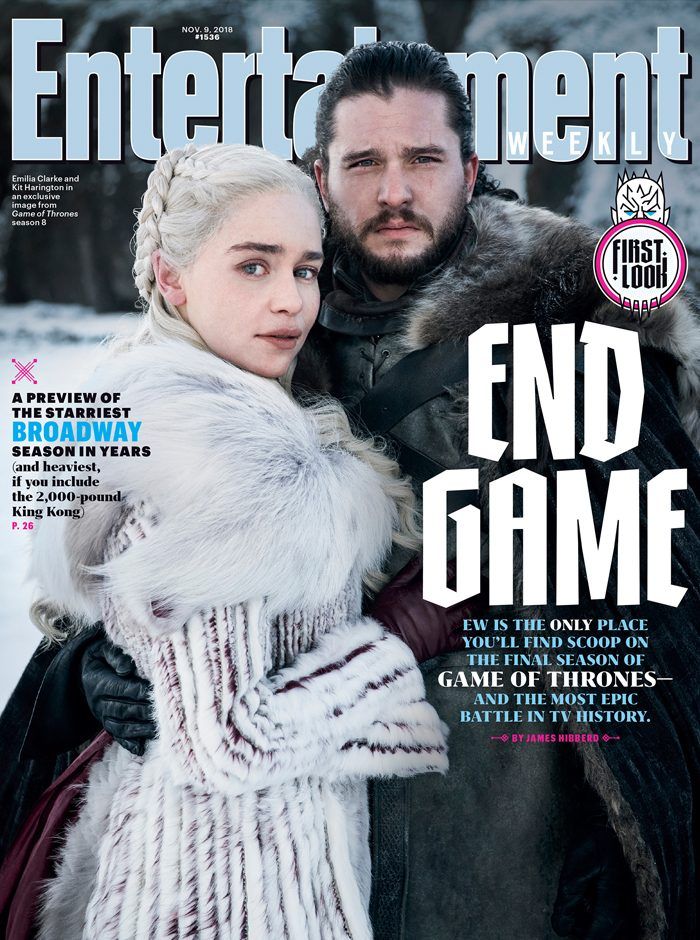 Portada de Game of Thrones temporada 8 EW