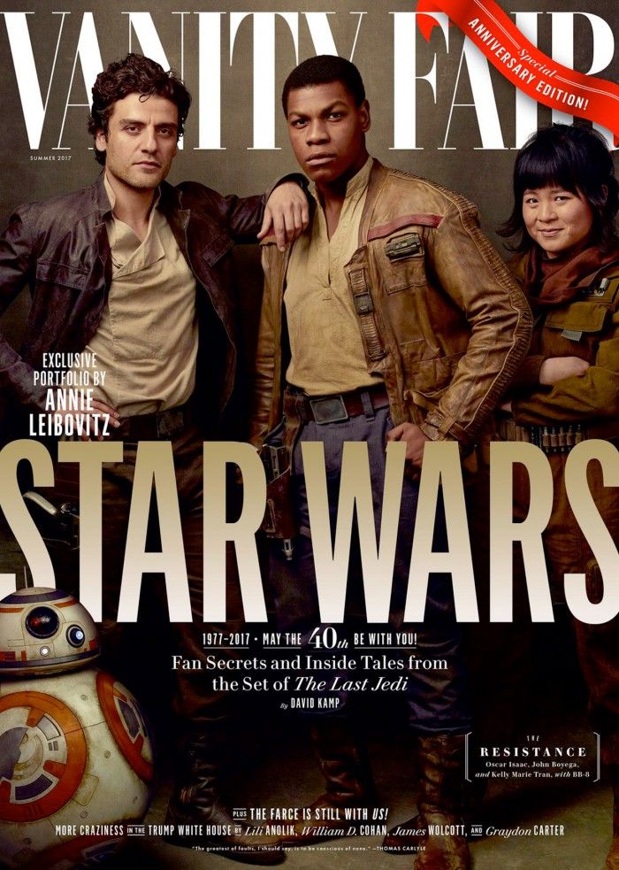ستار وورز The Last Jedi Vanity Fair Cover