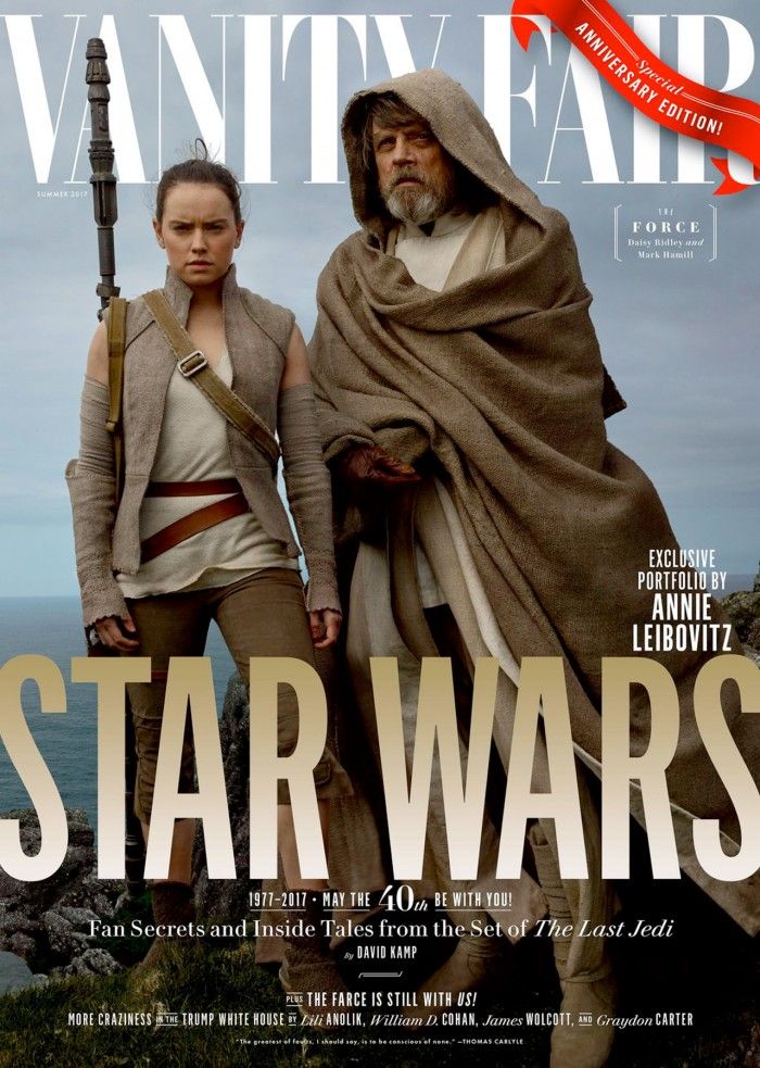 ستار وورز The Last Jedi Vanity Fair Cover