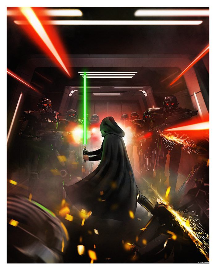 Andy Fairhurst Mandalorian-affischen