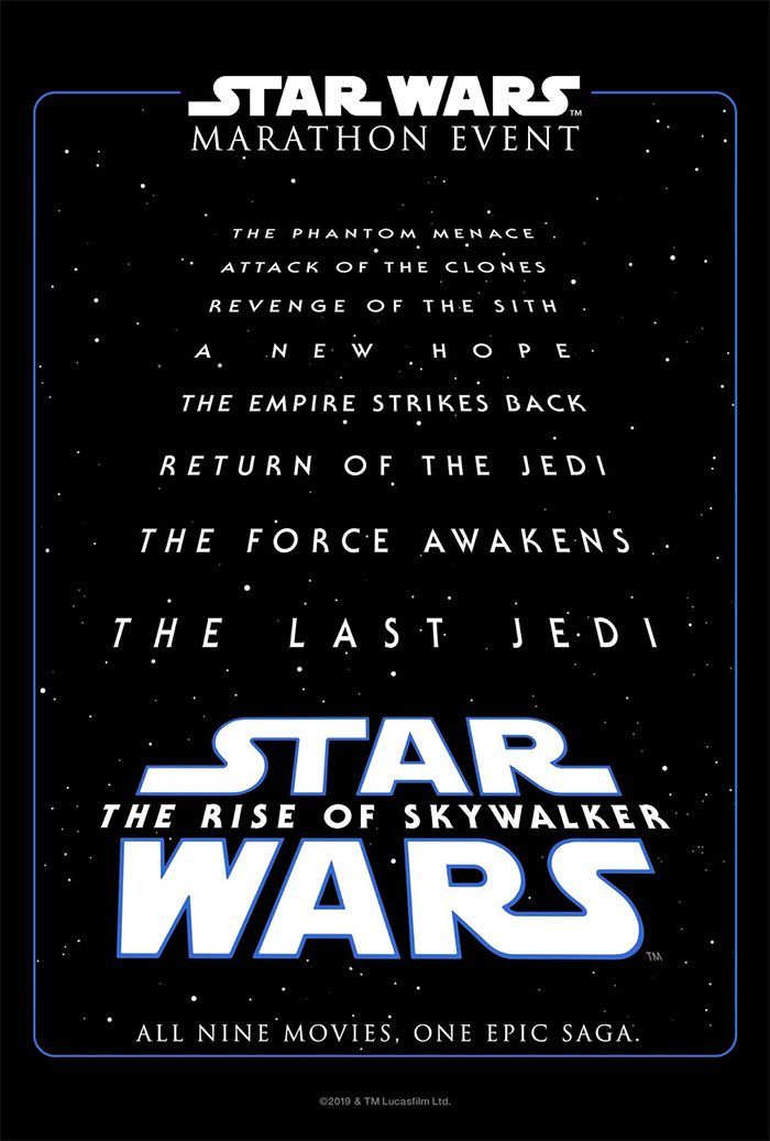 Poster Star Wars Marathon