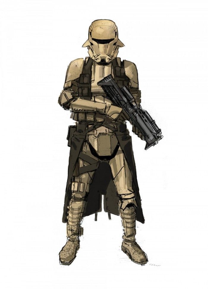 روغ واحد مفهوم الفن shoretrooper