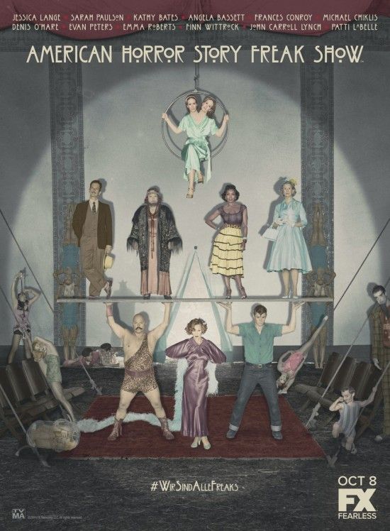 American Horror Story Freak Show plakāts