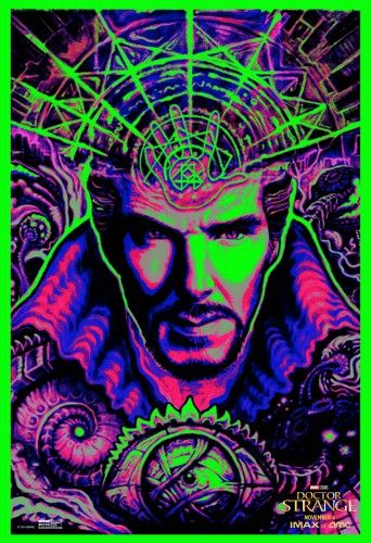 Affiche Doctor Strange Blacklight (vert)