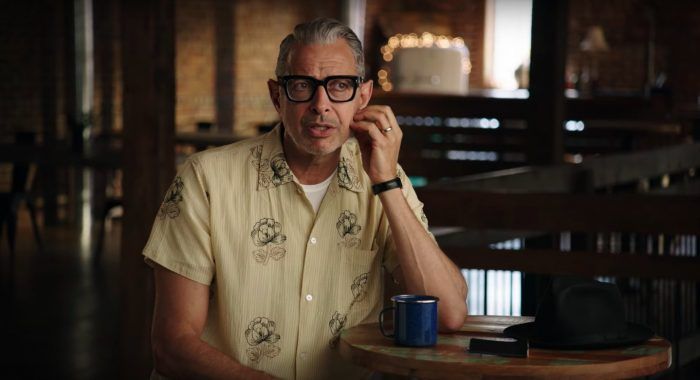 maailma Jeff Goldblum -trailerin mukaan