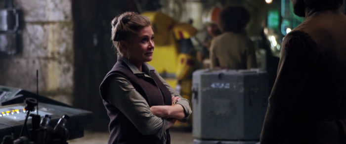 „Žvaigždžių karai: pabunda jėga“: „Carrie Fisher“ kaip princesė Leia