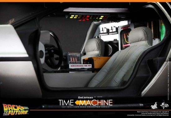 1/6 مقياس اللعب الساخنة DeLorean Time Machine من الخلف إلى المستقبل