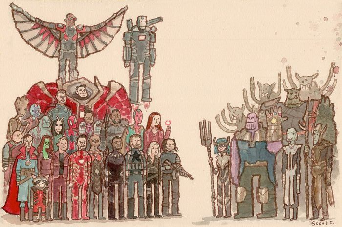 Avengers: Infinity War - Great Showdowns από τον Scott C.