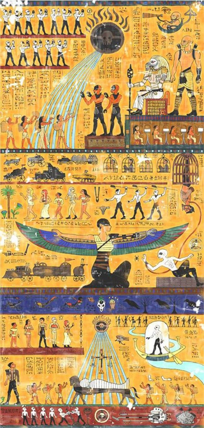 Mad Max Fury Road egyptisk stil (färg)