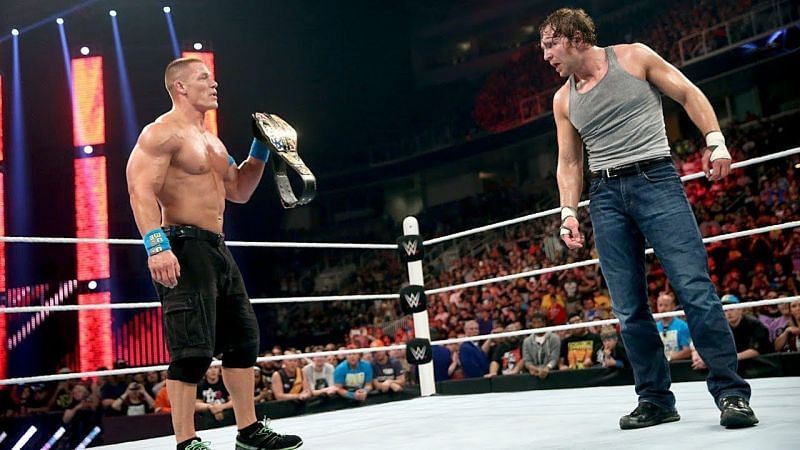 John Cena e Dean Ambrose (Jon Moxley)
